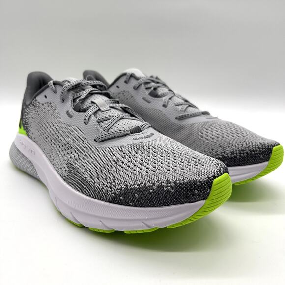 Under Armour UA HOVR Turbulence 2 Shoes Mens Size 11 Gray Green Comfort Running